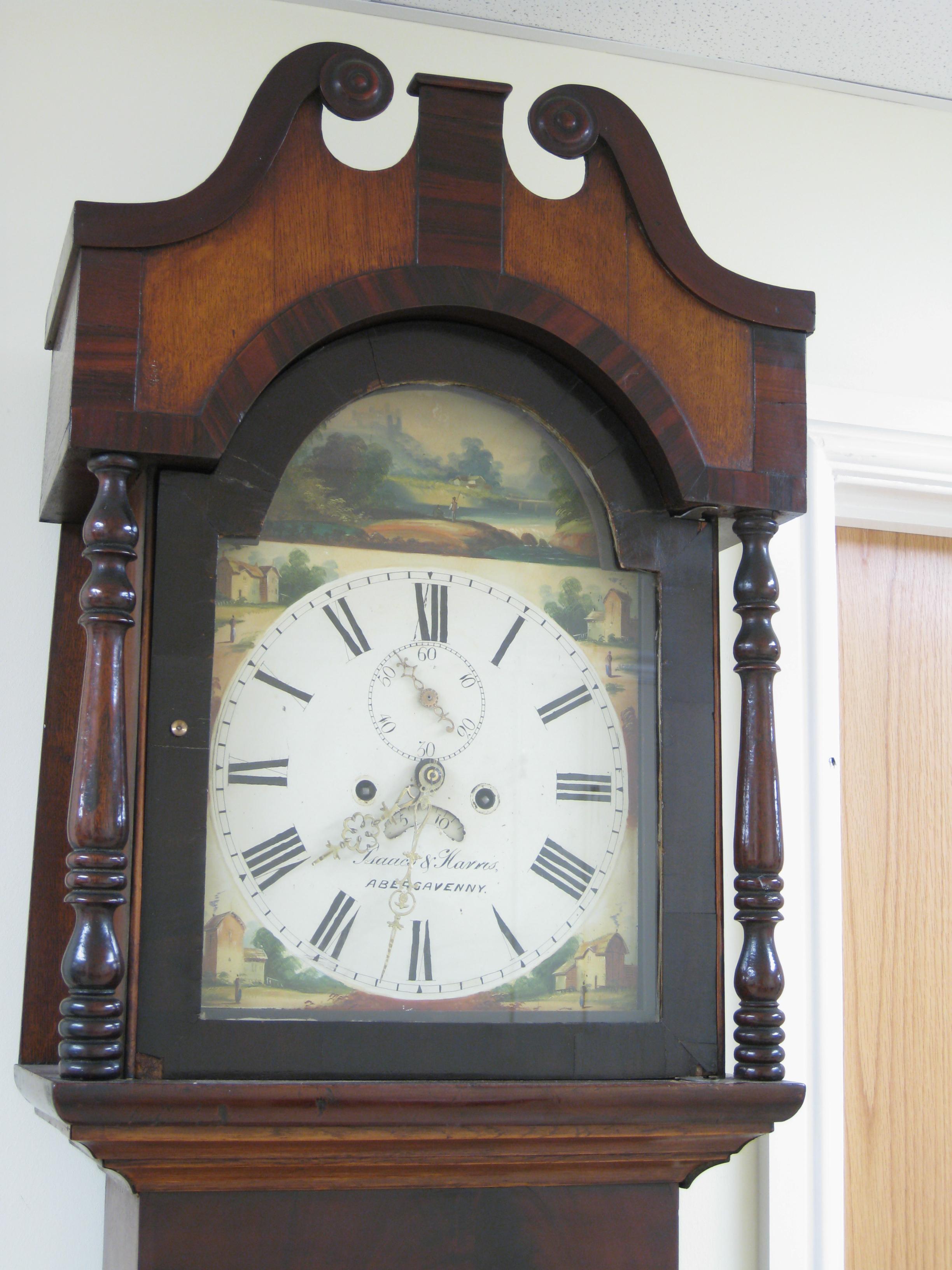 Appraisal: A th Century Longcase Clock with painted arched dial inscribed