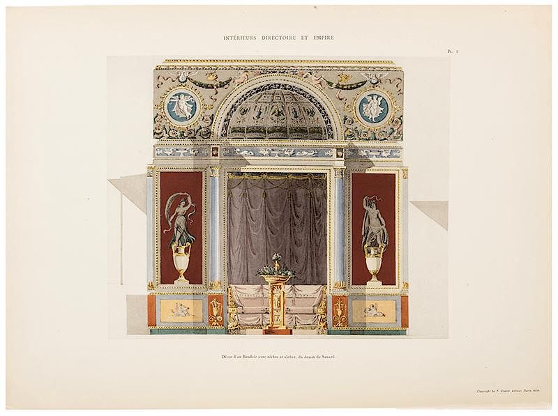 Appraisal: Interieurs Directoire et Empire Contet Frederic Interieurs Directoire et Empire