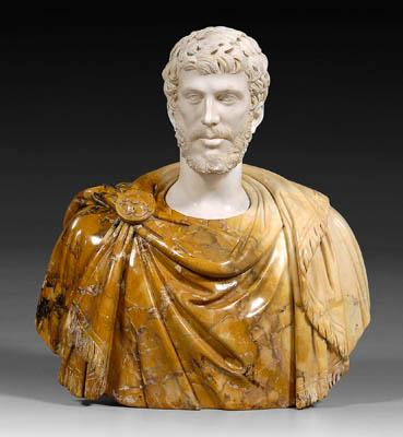 Appraisal: Classical marble bust Lucius Verus - A D co-emperor with