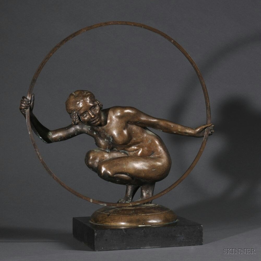 Appraisal: Gilbert William Bayes British - Greek Dancer A Figural Bronze