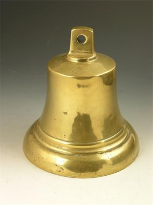 Appraisal: A George VI ship's bell the top with GV R