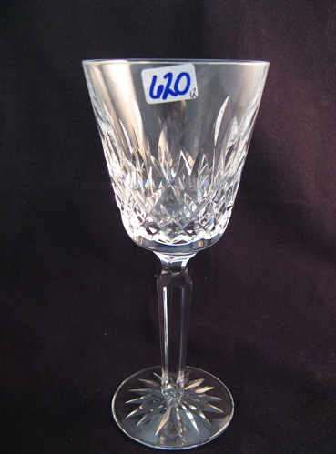 Appraisal: SET OF TWELVE WATERFORD CUT CRYSTAL WINE GOBLETS in the