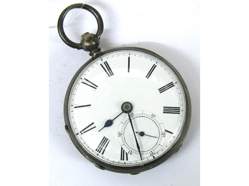 Appraisal: John Forrest silver fusee lever pocket watch hallmarked Chester movement