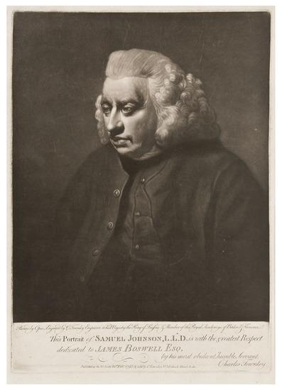 Appraisal: OPIE John - This Portrait of Samuel Johnson L L