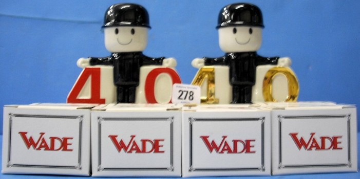 Appraisal: Wade Hompride Figure Fred at Forty in different colourways Miniature