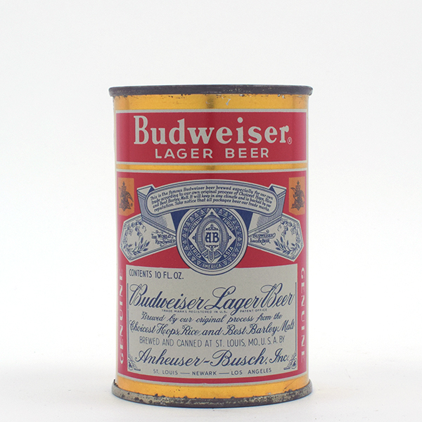 Appraisal: Budweiser Beer oz Flat Top NICE - Reference USBC -