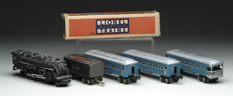 Appraisal: SET OF LIONEL O GAUGE PASSENGER TRAIN Known as W