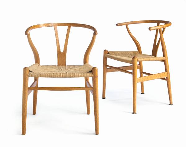 Appraisal: Hans J Wegner Danish - designed for Carl Hansen six