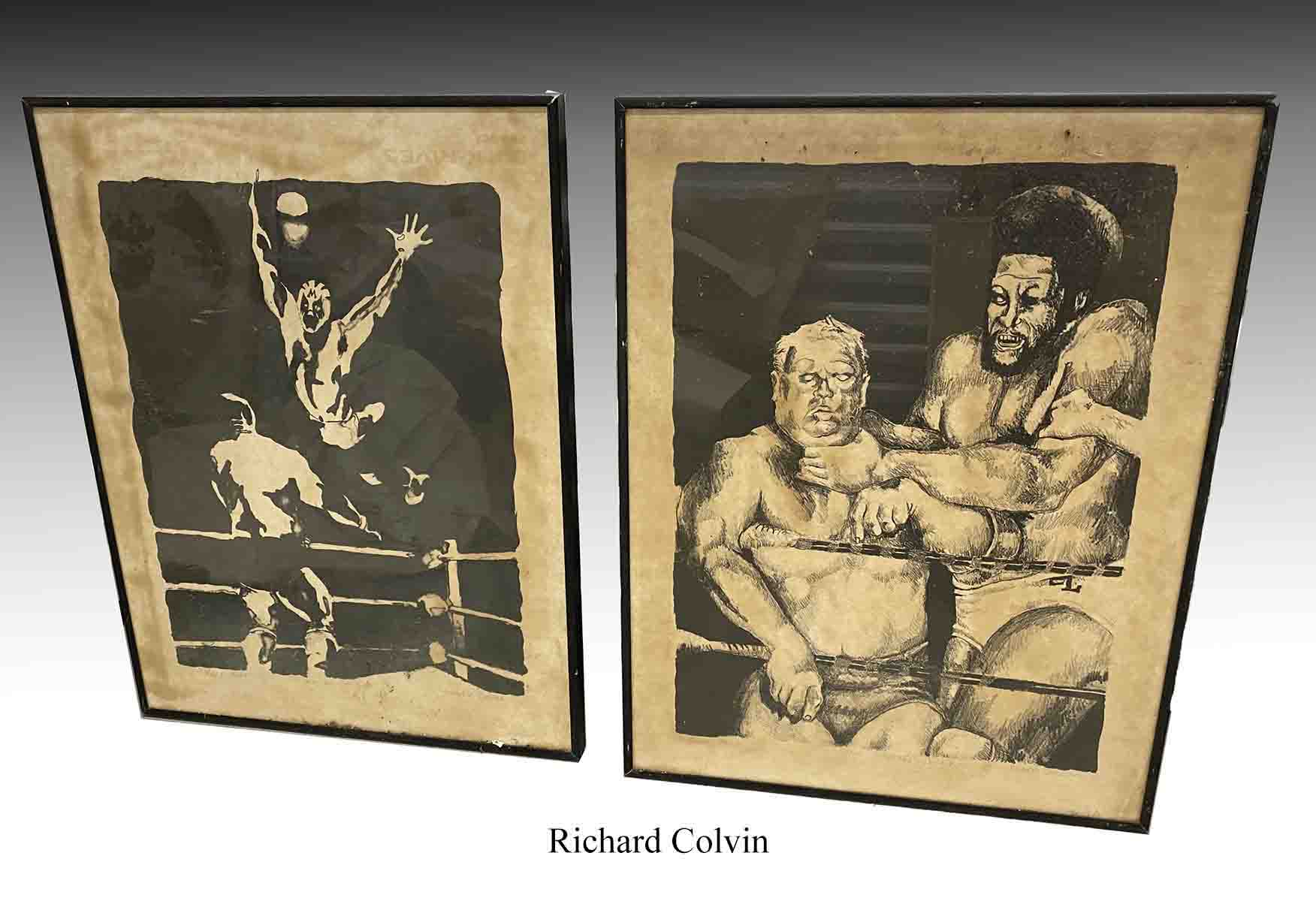 Appraisal: DICK THE BRUISER VS ERNIE LADD AND MIL MASCARAS IN