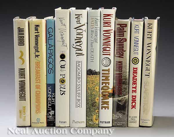 Appraisal: First Edition Signed Kurt Vonnegut Books a group of first