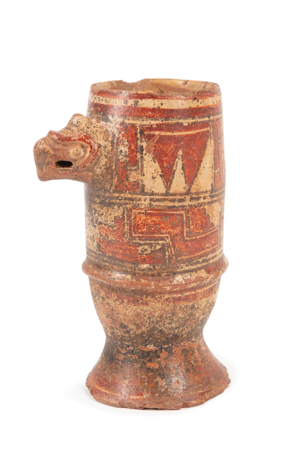 Appraisal: Pre-Columbian Polychrome Pottery Vessel - A D Costa Rica possibly