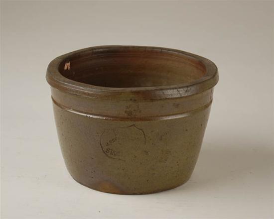 Appraisal: An Eberley Bro Strasburg VA Stoneware Crock clearly marked with