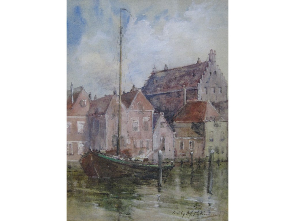 Appraisal: EMILY MURRAY PATERSON - BELGIUM VILLAGE Watercolour signed x cm