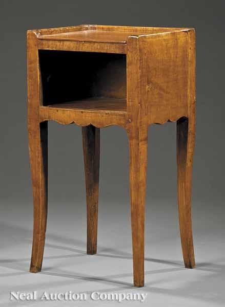 Appraisal: A Louis XV Fruitwood Commode th c and later galleried