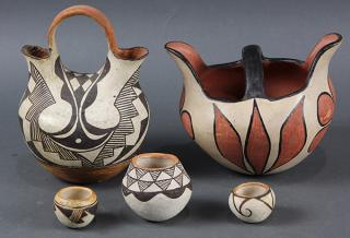 Appraisal: lot of Southwest pottery group lot of Southwest pottery group