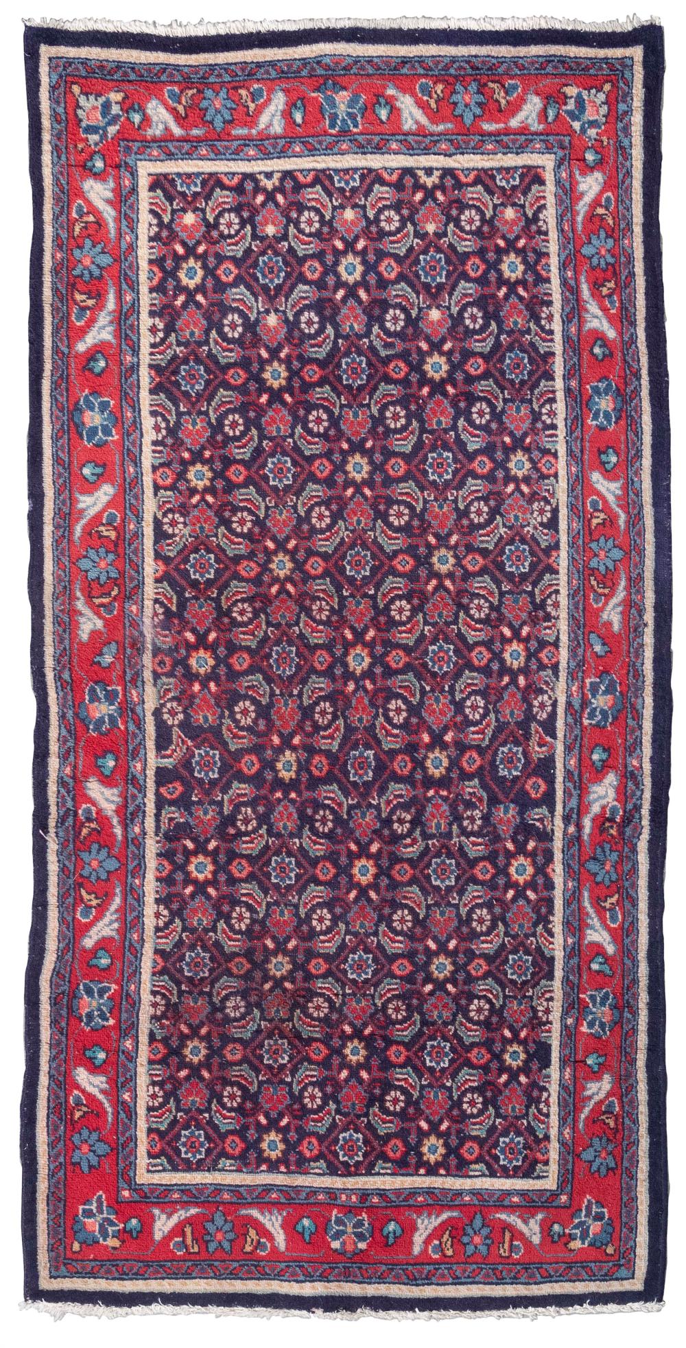 Appraisal: MAHAL SAROUK RUG X LATE TH CENTURYMAHAL SAROUK RUG '