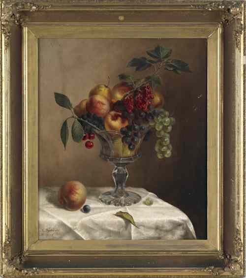 Appraisal: Arnoud Wydeved American Dutch - oil on panel still life