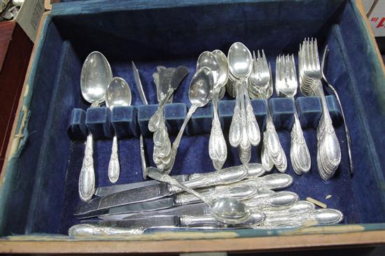 Appraisal: SET OF STERLING SILVER FLATWARE Towle Old Master pattern Twelve