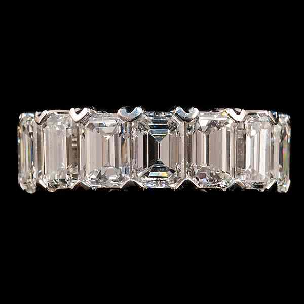 Appraisal: cts Diamond Eternity Band A platinum diamond eternity band with