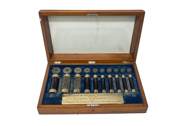 Appraisal: A rare specimen set of submarine cables late th century