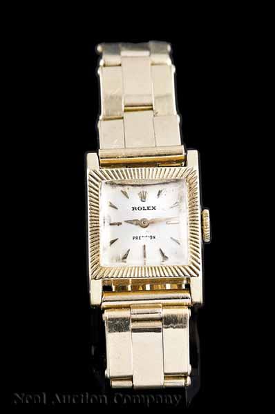 Appraisal: A Rolex kt Yellow Gold Precision Lady's Wristwatch c serial