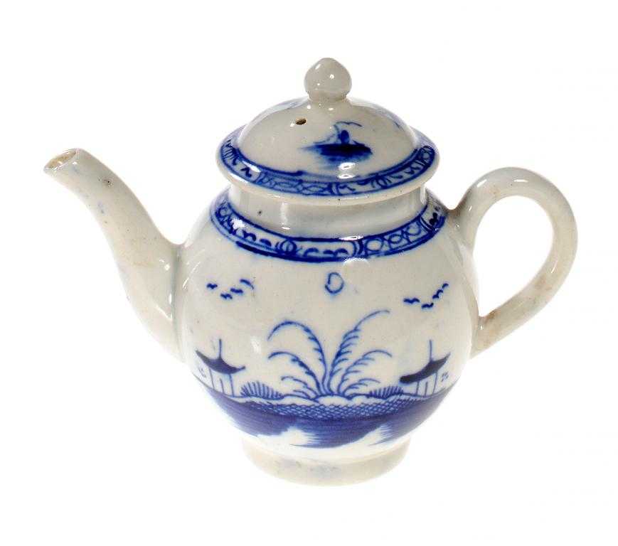 Appraisal: A CAUGHLEY MINIATURE TEAPOT AND COVER of globular form with