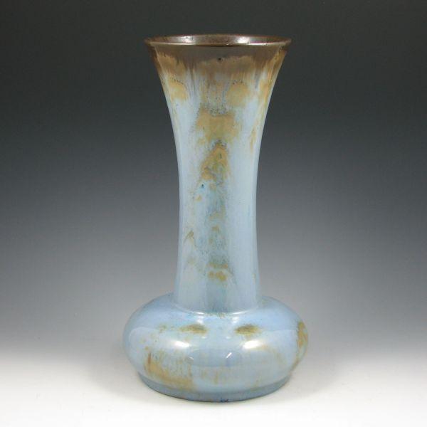 Appraisal: Tall Fulper vase with blue and brown high glaze treatment