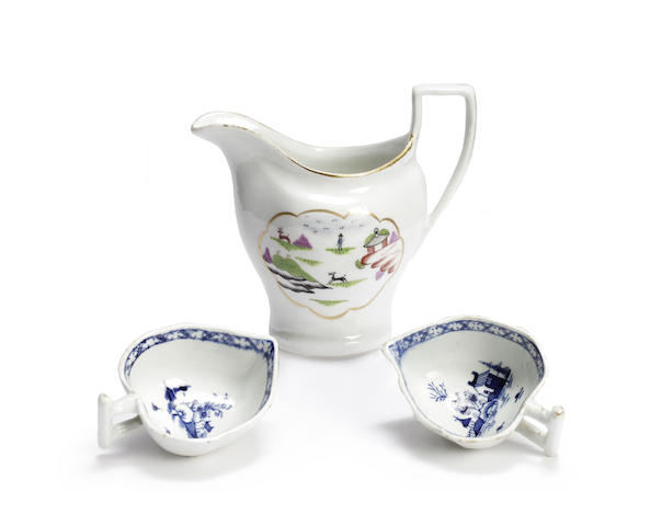 Appraisal: A group of New Hall and other English porcelain circa