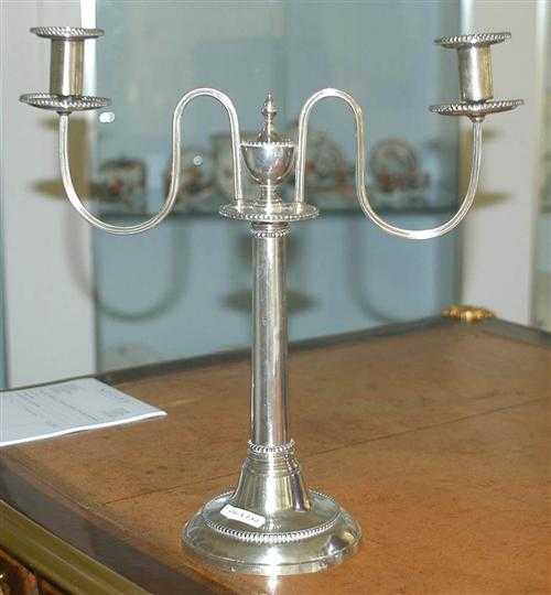 Appraisal: PAIR OF CANDELABRAS Berlin - Maker's mark Esajas Kark Hoffmann