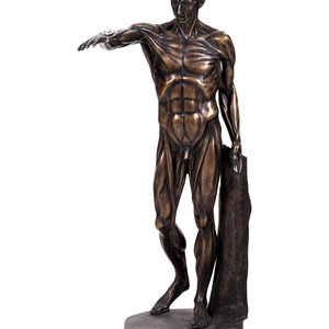 Appraisal: After Jean-Antoine Houdon French - th Century L' corch bronze