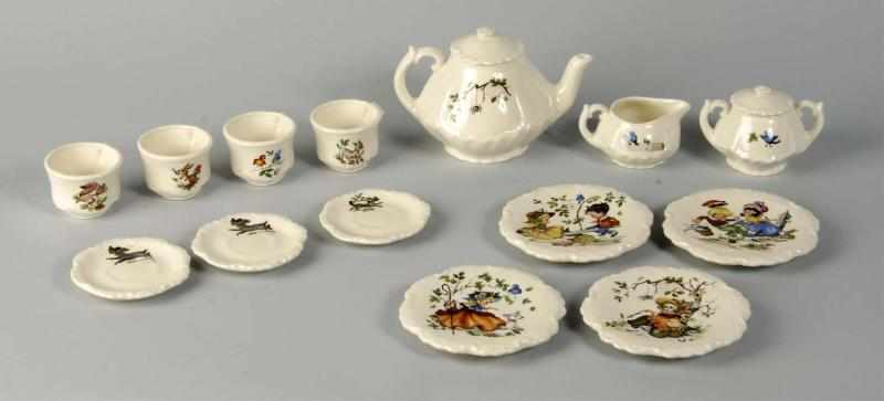 Appraisal: Lot of Children's Tea Set Pieces Description All in a