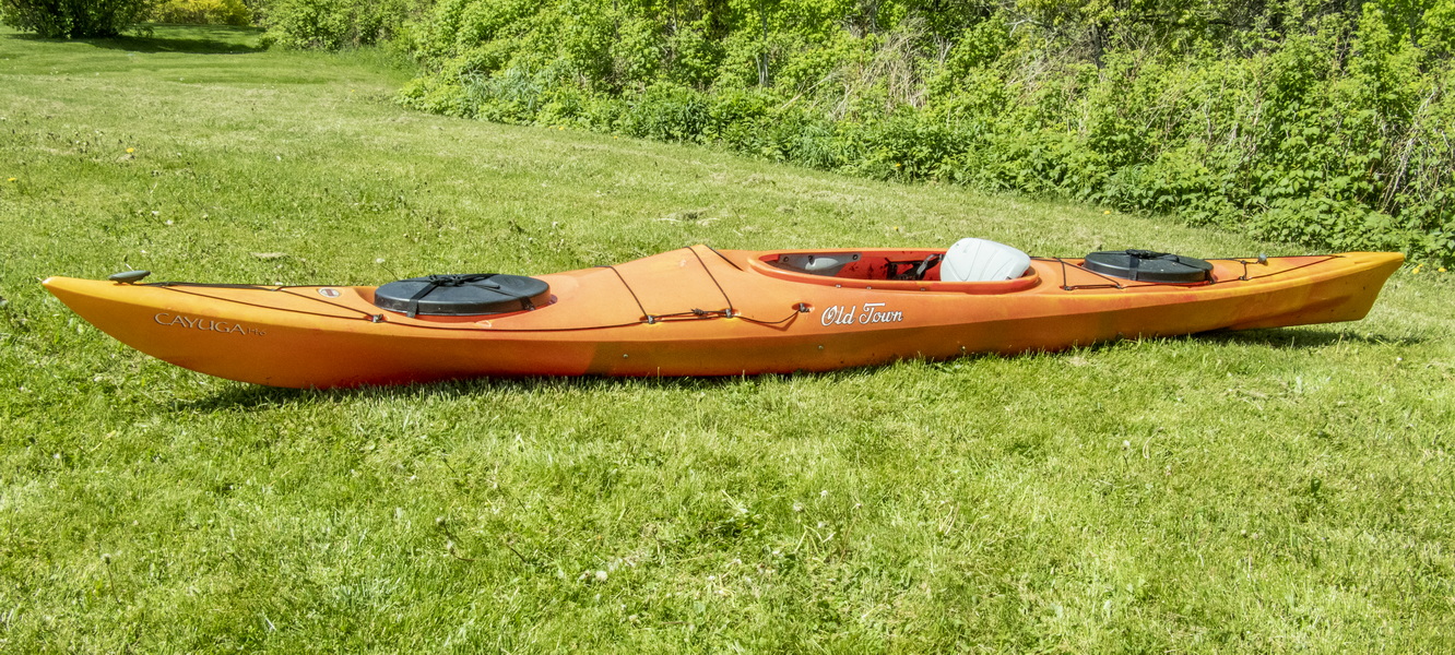 Appraisal: ORANGE OLD TOWN CAYUGA KAYAK '- Touring Kayak in High-density