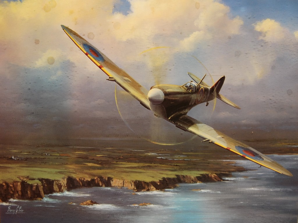 Appraisal: Four ltd ed aviation prints - Robert Taylor - 'Hurricane'