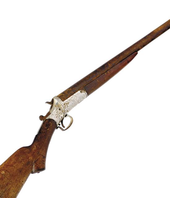 Appraisal: Champion -gauge single barrel shotgun circa nickle receiver