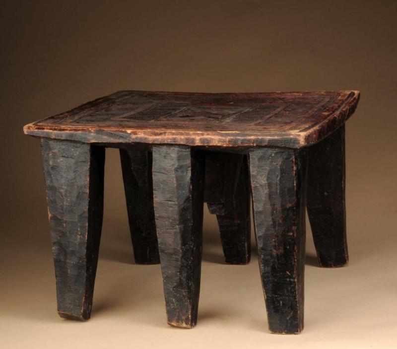 Appraisal: West African Nupe Royal Stool Description From Nigeria Made of