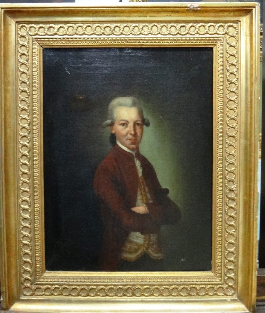 Appraisal: German School th century Portrait of a gentleman believed to