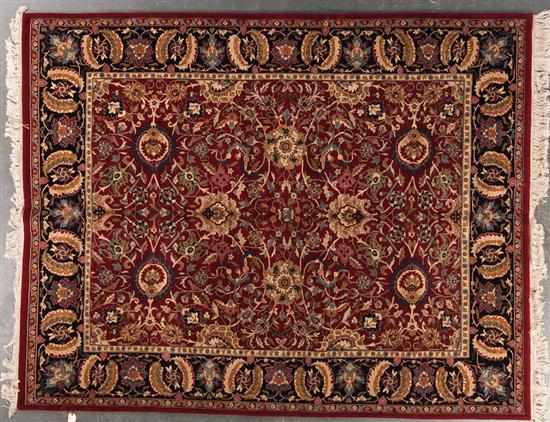 Appraisal: Indo-Tabriz rug India modern x Estimate -