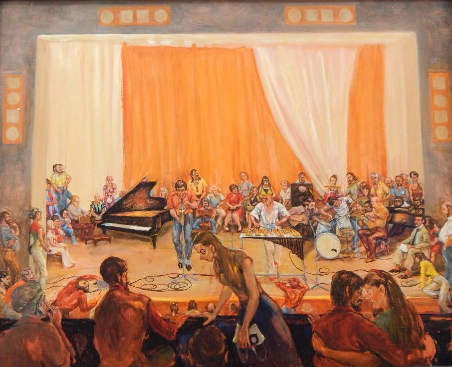 Appraisal: Dmitry Gordeer - The Concert oil on canvas signed cm