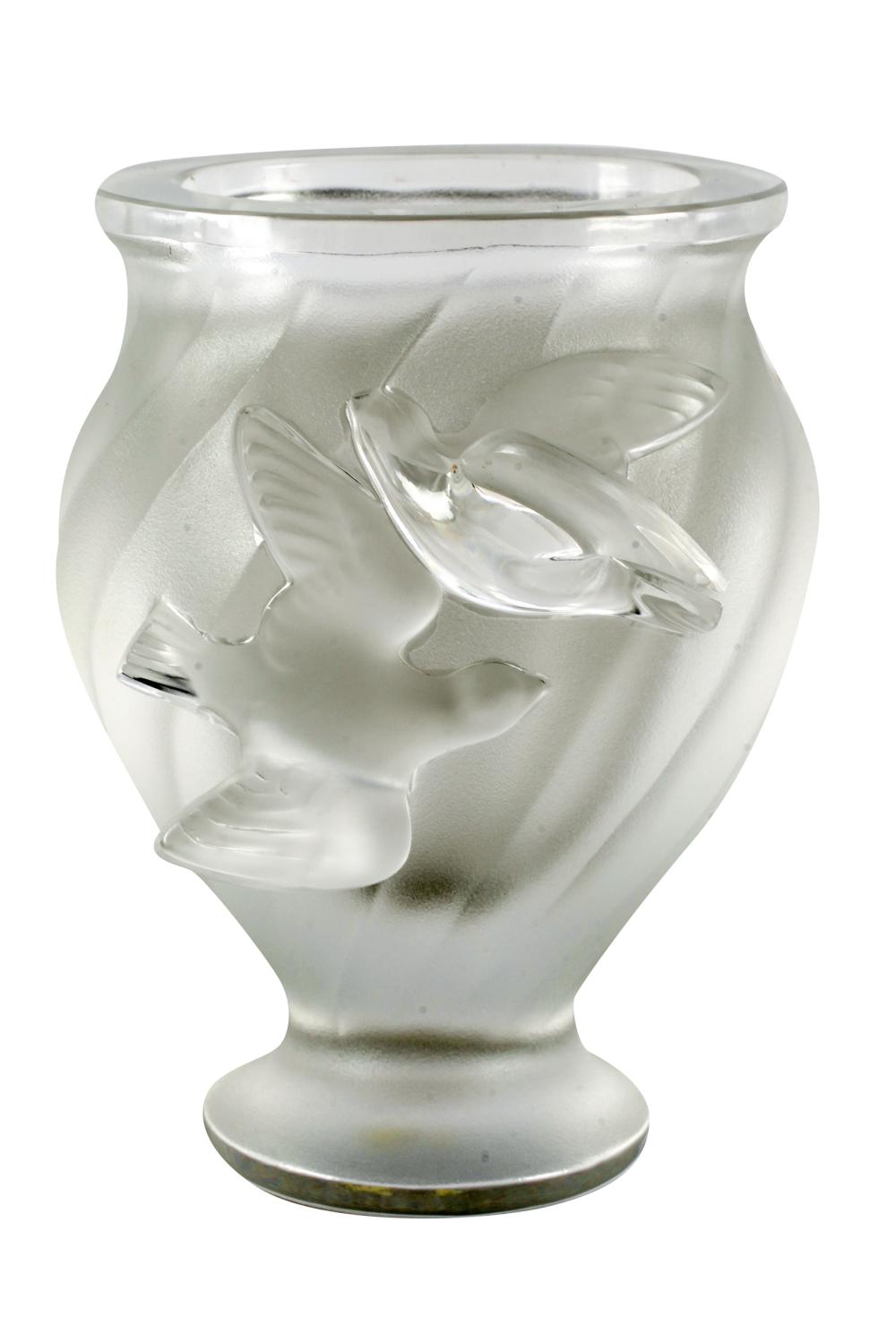 Appraisal: LALIQUE GLASS CIGARETTE HOLDERsigned in script Lalique France and with