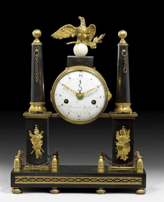 Appraisal: PORTAL CLOCK Louis XVI the dial signed DEVERBERIE A PARIS