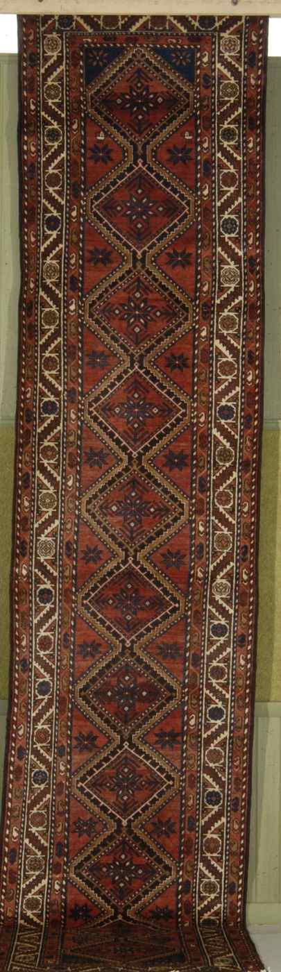 Appraisal: ORIENTAL RUG MALAYER RUNNER ' x ' '' Series of