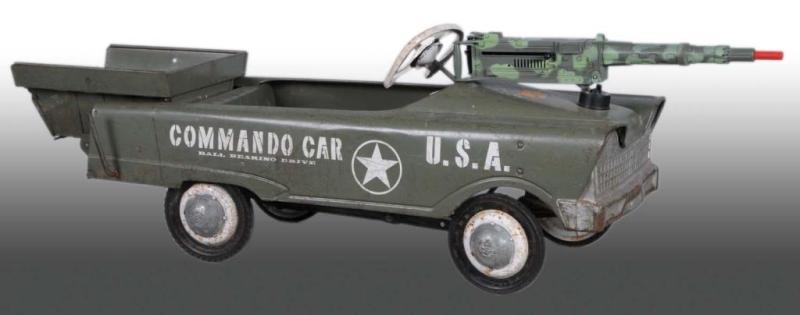 Appraisal: Pressed Steel Murray Commando Pedal Car Description s Dump bed