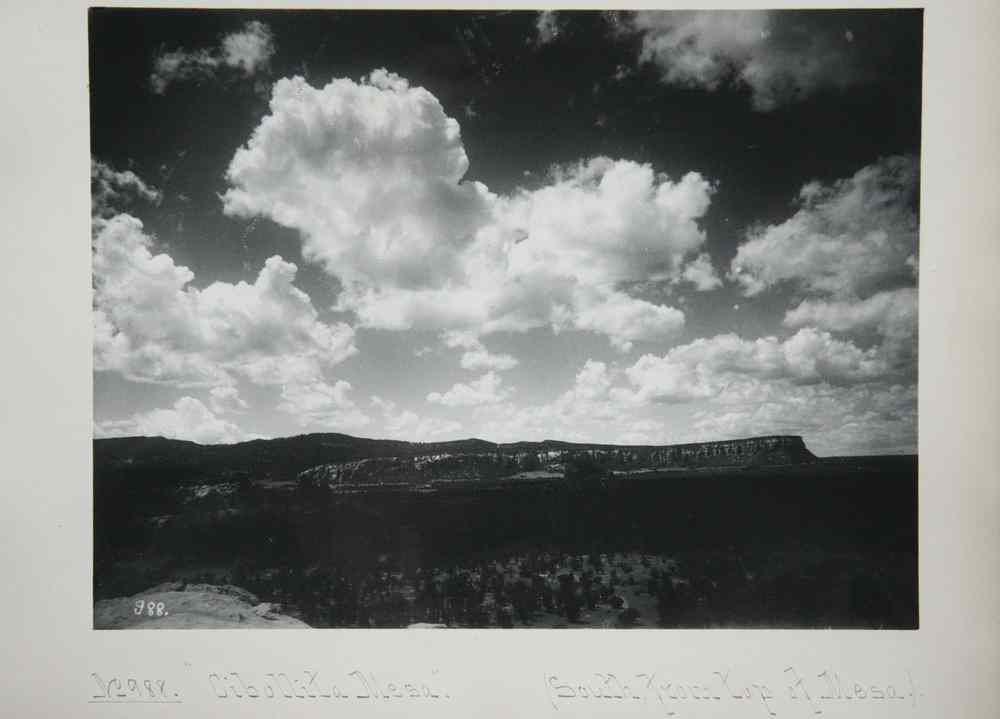 Appraisal: ORIGINAL VROMAN PHOTO - Original Platinum Print 'Cibolita Mesa South