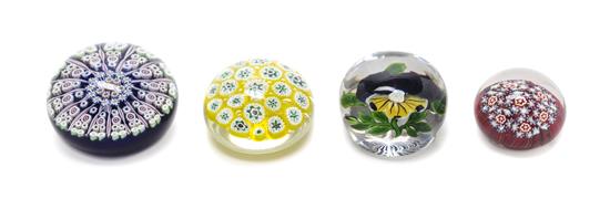 Appraisal: Sale Lot A Collection of Glass Paperweights th century comprising