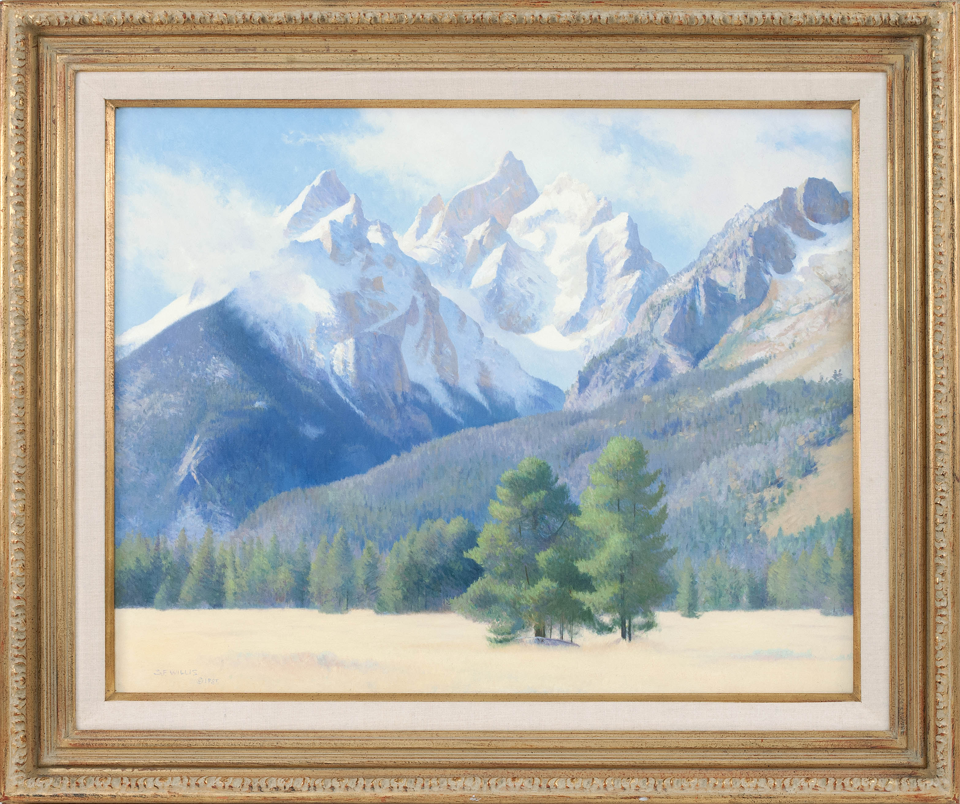 Appraisal: SID WILLISNew Hampshire b Tetons Signed and dated lower left