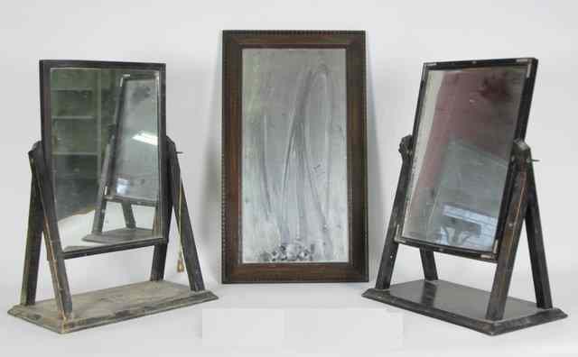 Appraisal: Two swing frame mirrors and a wall mirror