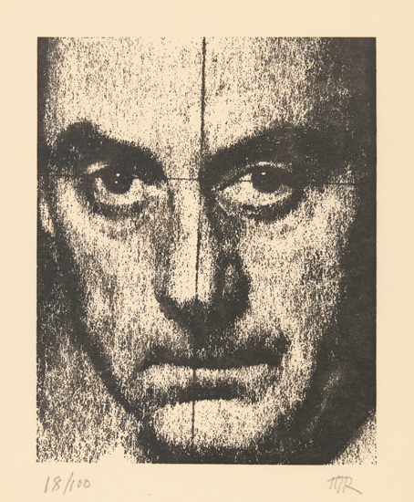 Appraisal: MAN RAY Autoportrait Screenprint on Japan paper x mm x