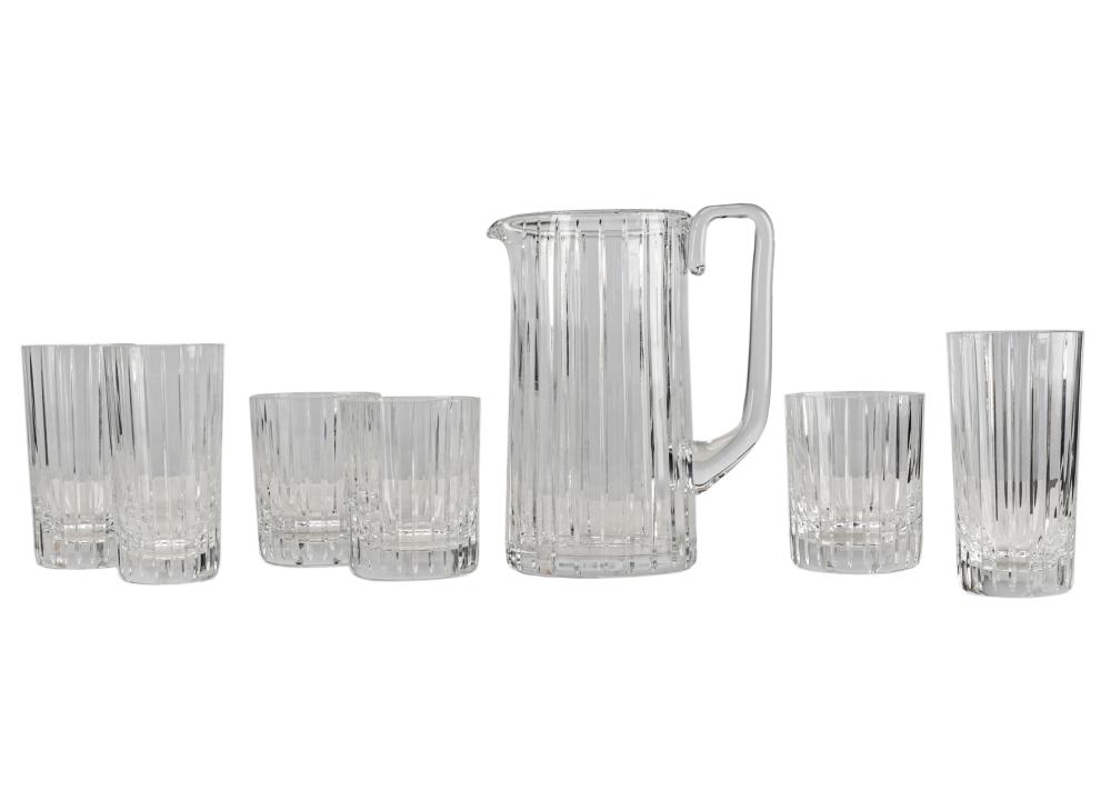 Appraisal: BACCARAT HARMONIE CRYSTAL DRINK SERVICEeach marked comprising a pitcher inches