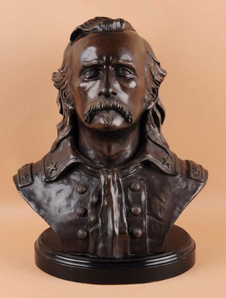 Appraisal: James Gruzalski Custer Powerful life-size portrait of George Armstrong Custer