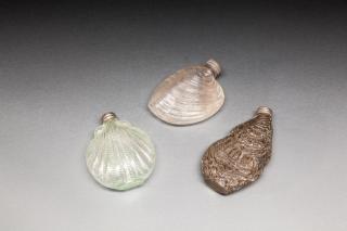 Appraisal: Three Glass Shell William T MurphyNew York NY c clam